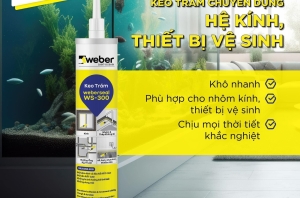 NHÀ PHÂN PHỐI KEO TRÁM SILICONE WEBER CHÍNH HÃNG TẠI BÌNH DƯƠNG