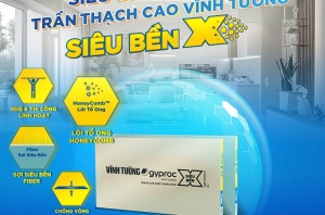 Trần Thạch Cao Vĩnh Tường Siêu Bền X – Giải Pháp Hệ Trần Chìm Siêu Bền, Siêu Hiệu Quả Cho Mọi Công Trình
