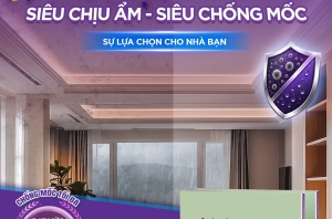 Tấm Thạch Cao Siêu Chịu Ẩm – Siêu Chống Mốc | Thạch Cao Mạnh Đình