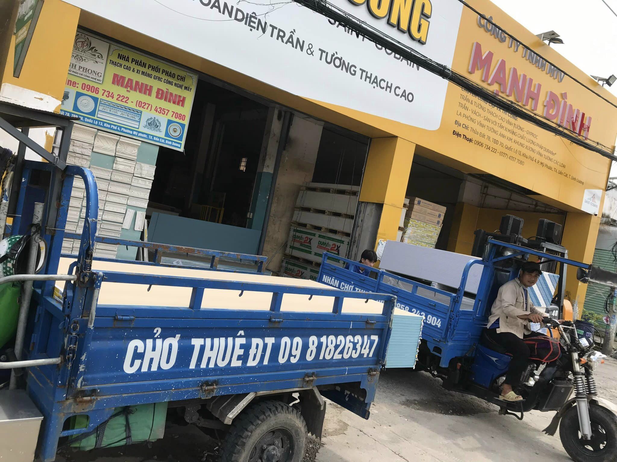 phân phối thạch cao tại bình dương