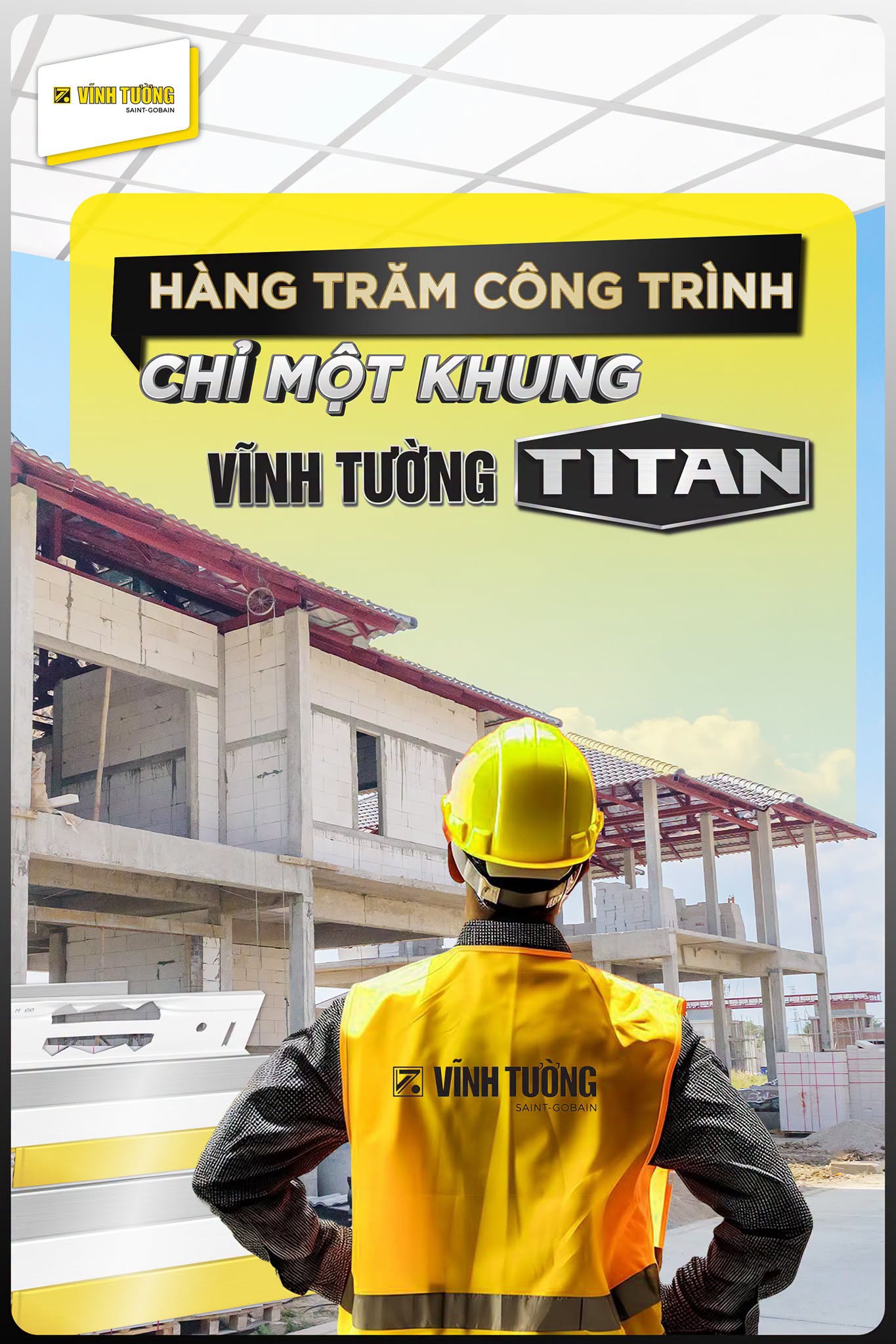 Khung Vĩnh Tường TITAN – Giải Pháp Khung Trần Thạch Cao Bền Đẹp Cho Mọi Công Trình