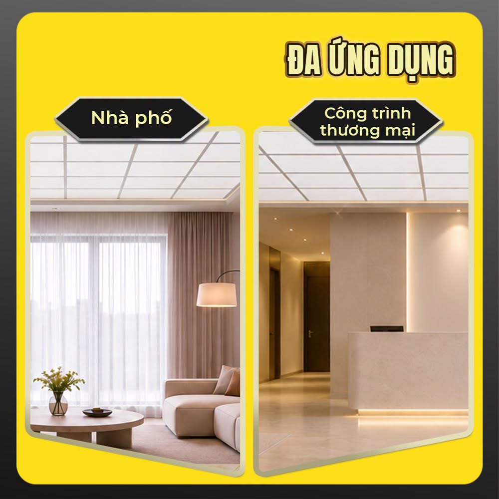 Khung Vĩnh Tường TITAN – Giải Pháp Khung Trần Thạch Cao Bền Đẹp Cho Mọi Công Trình