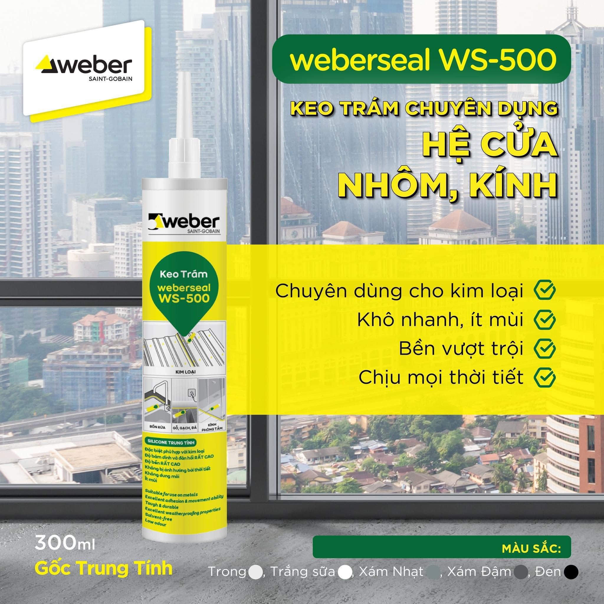 Keo Trám Silicone Weber Chính Hãng Tại Bình Dương