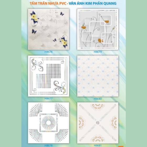 TẤM TRẦN NHỰA PVC - (H8672-H8693)