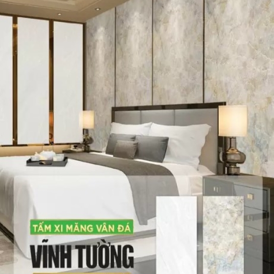 TẤM XI MĂNG VÂN ĐÁ VĨNH TƯỜNG