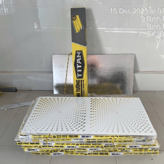 BỘ KHUNG TRẦN NỔI VĨNH TƯỜNG TITAN