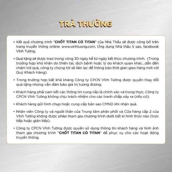 BỘ KHUNG TRẦN NỔI VĨNH TƯỜNG TITAN