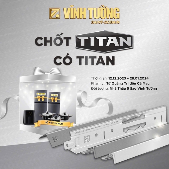 BỘ KHUNG TRẦN NỔI VĨNH TƯỜNG TITAN